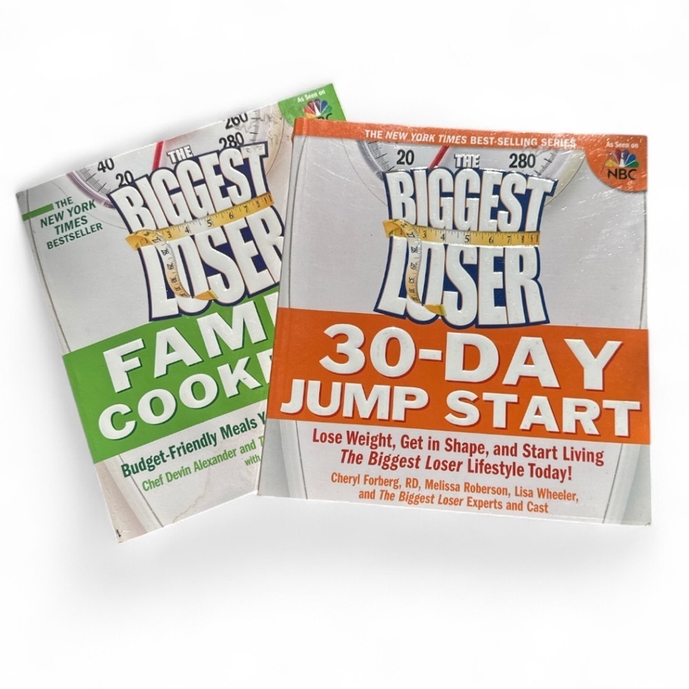 The Biggest Loser Book Set 2 books family and jumpstart